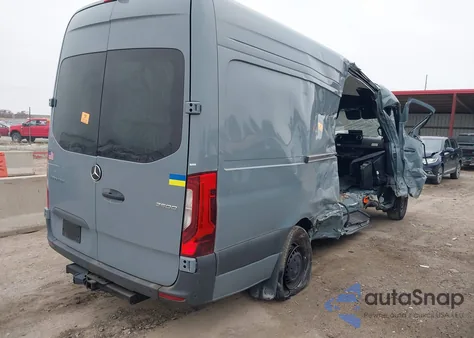 2024 Mercedes-Benz Sprinter 2500 High Roof 4-Cyl Diesel Ho z USA, uszkodzony, nr VIN W1W4NCHY0RT188520